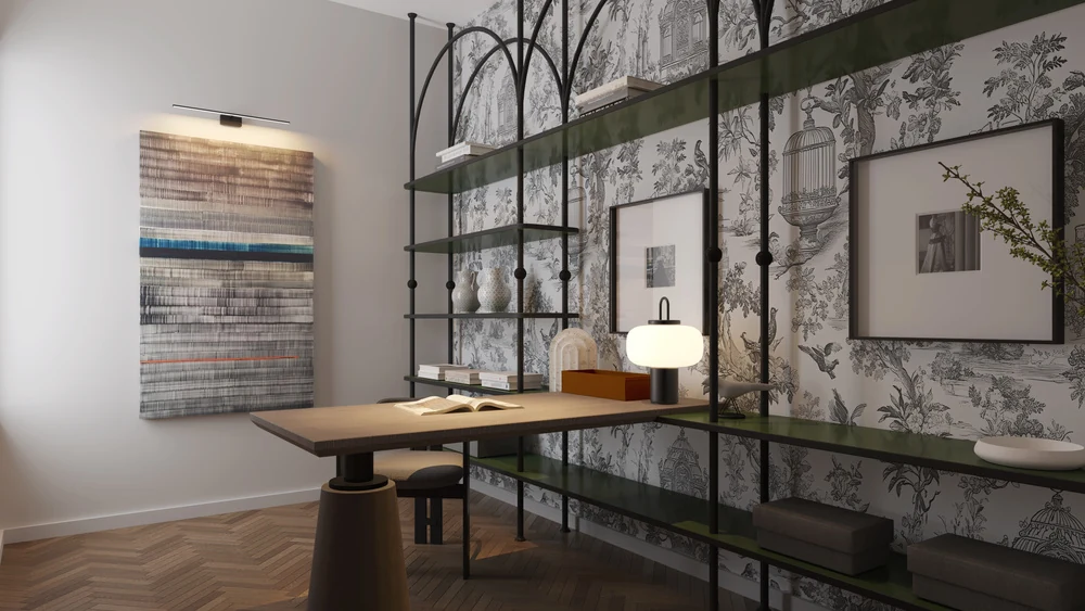 Artist's impression of a furnished AndaBreeze living interior