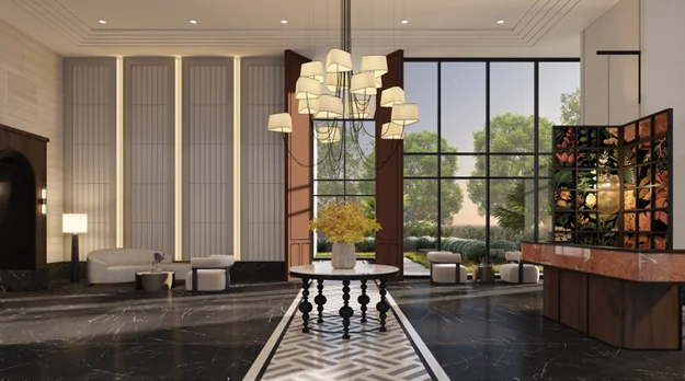 Artist's impression of the Tower Arden lobby