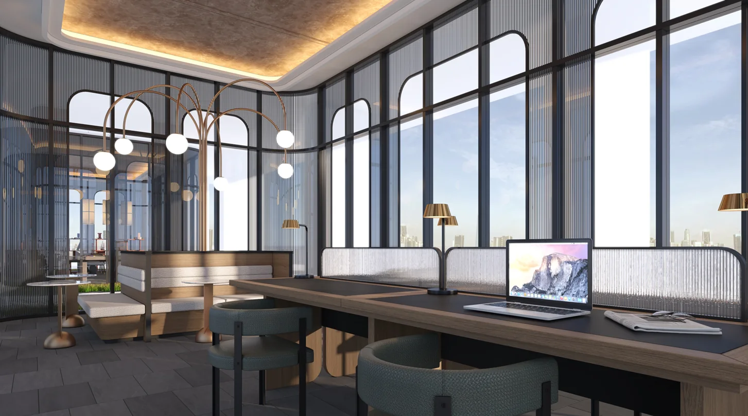 Artist's impression of the work hub